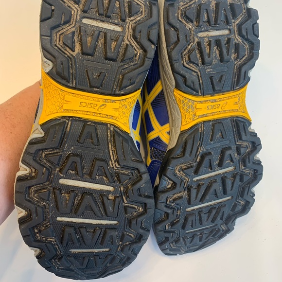 ASICS Gel Venture 8 GS Children Shoes Monaco Blue / Sunflower - Picture 5 of 10